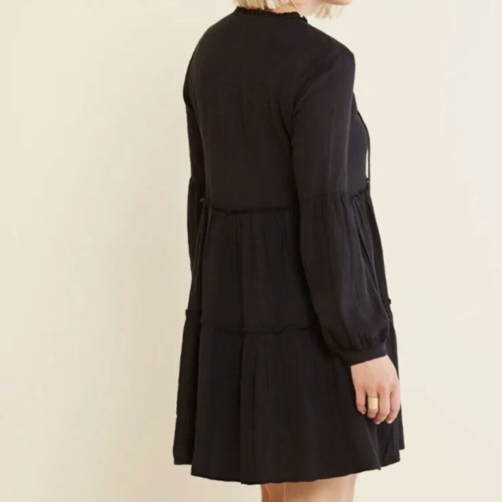 Rails Everly Black Textured Stripe Linen Blend Kn… - image 2